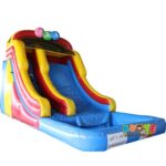 WS144 15ft Multi Color Inflatable Water Slide for Sale