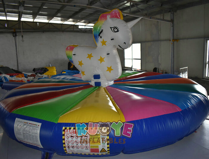 SP045 Inflatable Rodeo Bungee Bull Unicorn Sports/Interactive Games for sale 2