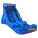 WS151 17FT Dual Lane Blue Wave Inflatable Waterslide