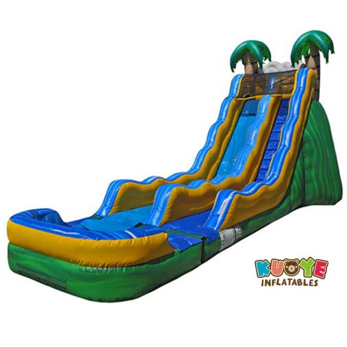 WS152 17FT Tropical Wave Inflatable Waterslide Water Slides for sale 3