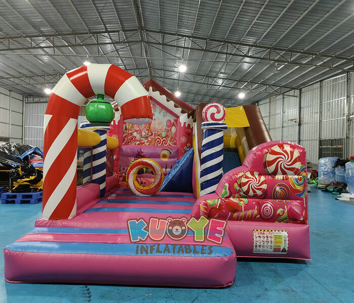 CB195  Candy Playland Toddler Bouncy Castle with Slide Combo Units for sale 2