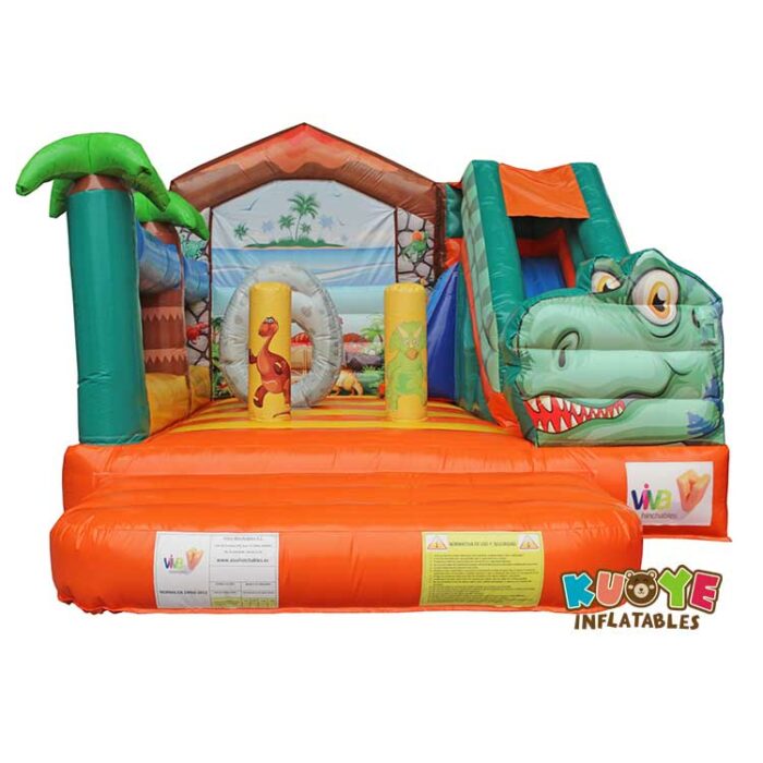 CB199 Inflatable Dino Multidiversion Bouncy Castle with Slide Combo Units for sale 5