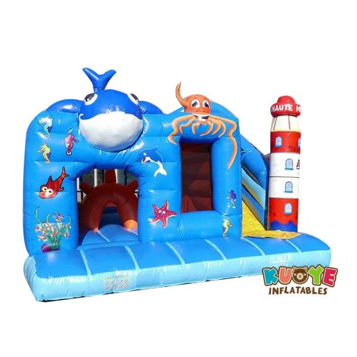CB218 Inflatable Sea Bouncy Castle Combo Units for sale 3