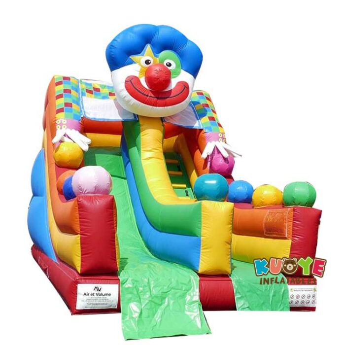 SL053 Clown Slide Toboggans Inflatable Slides for sale