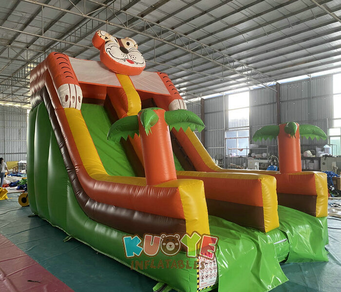 SL052 Tiger Jungle Slide Inflatable Slides for sale 2