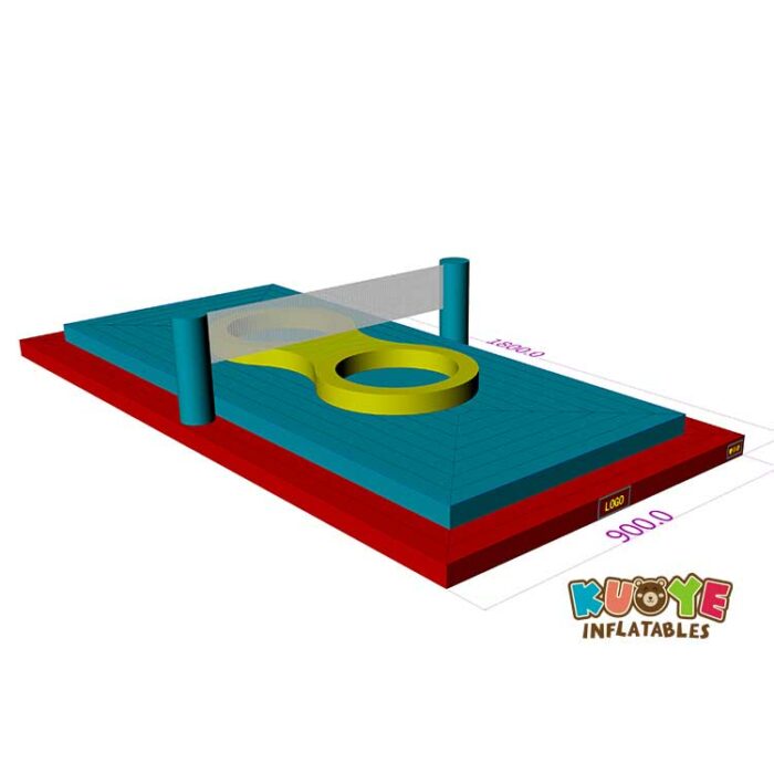 SP073 Inflatable Volleyball Court with Trampoline Sports/Interactive Games for sale 5