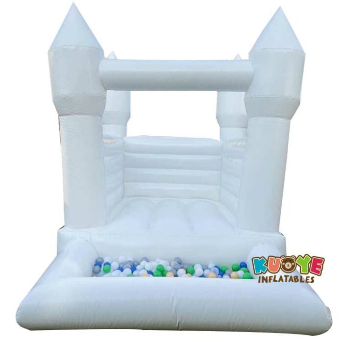 BH185 Wedding Mini Toddler Jumper Castles Small White Inflatable Bounce House Bouncy Castle Slide Ball Pit Bounce Houses / Bouncy Castles for sale 3
