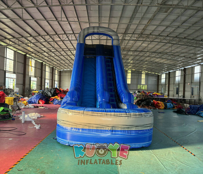 WS197 22ft Big Plunge Blue Water Slide Water Slides for sale 2