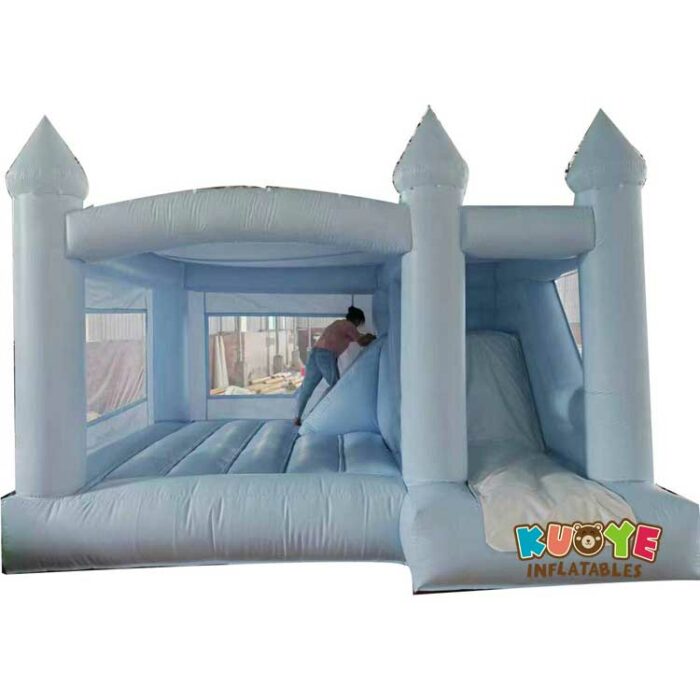 CB237 Pastel Blue Bounce House Combo Combo Units for sale