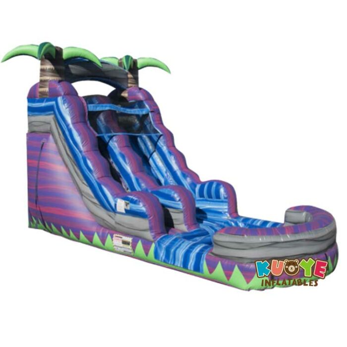 WS190 16ft Purple Crush Water Slide With Pool Water Slides for sale 3