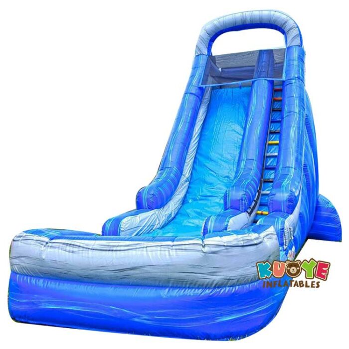 WS197 22ft Big Plunge Blue Water Slide Water Slides for sale 5