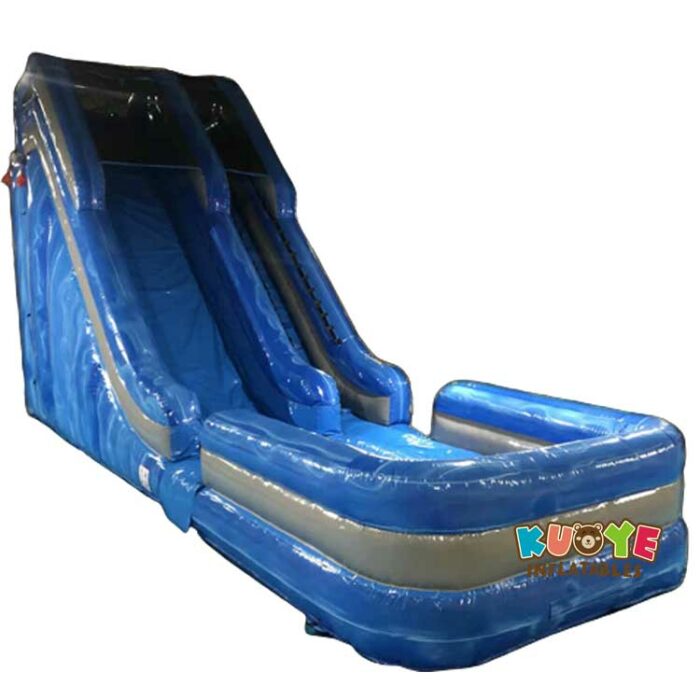 WS208 18ft Marble Grey Blue Water Slide for Sale Water Slides for sale 5