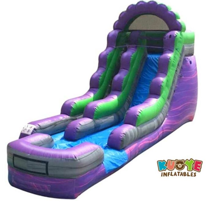 WS213 15ft Purple Marble Inflatable Water Slide Water Slides for sale 3