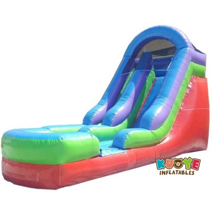 WS216 15ft Retro Green Inflatable Water Slide for Rental Water Slides for sale 3