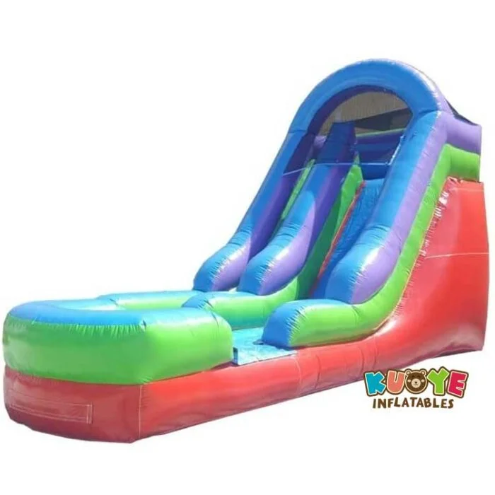 WS216 15ft Retro Green Inflatable Water Slide for Rental Water Slides for sale