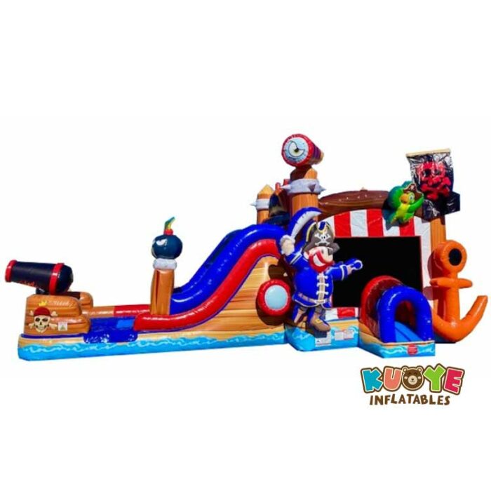 CB260 Pirate Ship Bounce House Water Combo Combo Units for sale