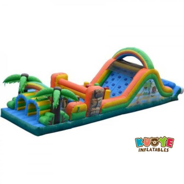 OB55 48ft Tiki Island Obstacle Course Obstacle Courses for sale