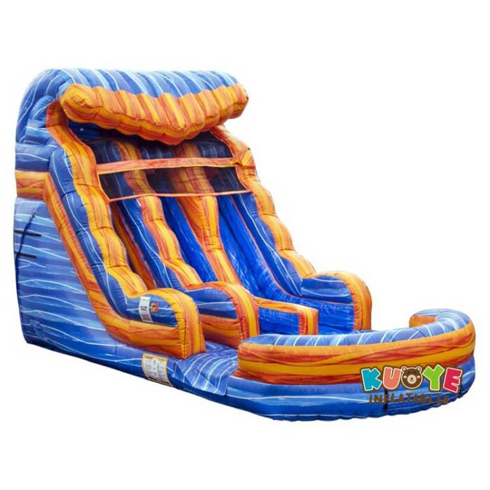 WS222 17ft Melting Ice Double Lanes Water Slide Water Slides for sale 5