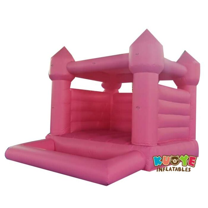 BH213 Pink Bouncy Castle Slide Ball Pit Bounce Houses / Bouncy Castles for sale 5