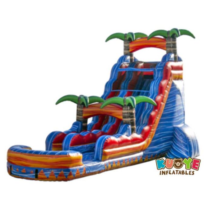 WS233 20ft Tropical Inferno Water Slide Inflatable Water Slides for sale