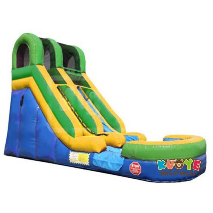 WS240 15ft Green Wet/Dry Water Slides Water Slides for sale 5