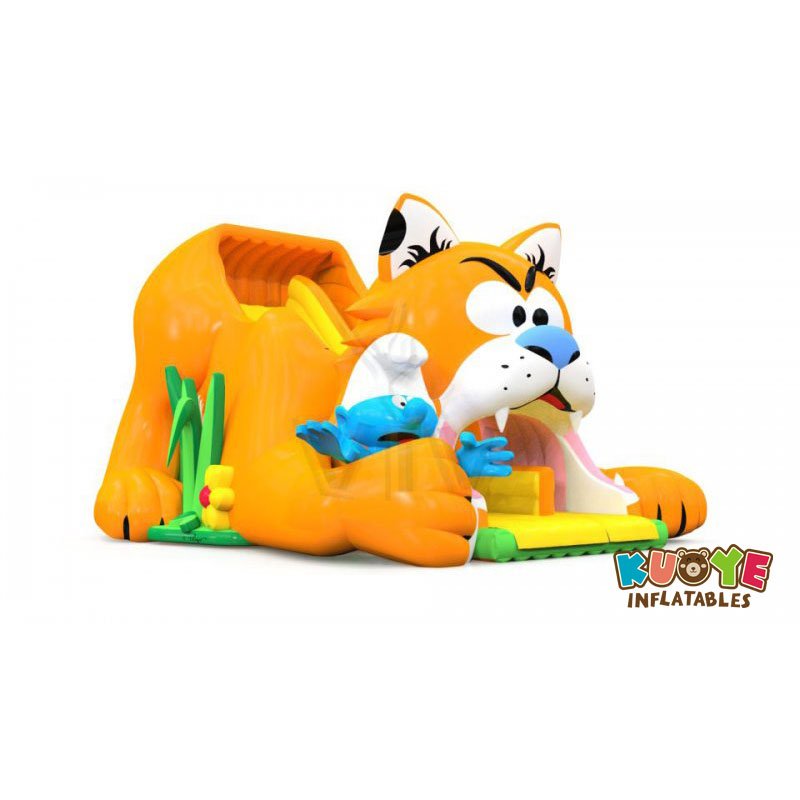 SL079 30’H Cat Dual Slide Inflatable Slides Inflatable Slides 5 SL079 30’H Cat Dual Slide Inflatable Slides for sale 5