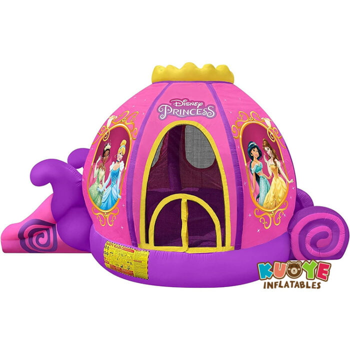 CB297 Princess Carriage Bounce House Combo Units for sale