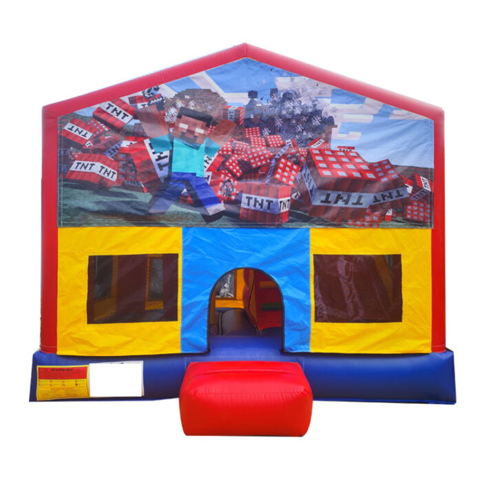 CB301 4-in-1 Minecraft Bounce House Combo Units for sale
