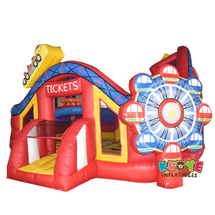 CB304 Multiplay Rollercoaster Bouncy Castle - KUOYE Inflatables