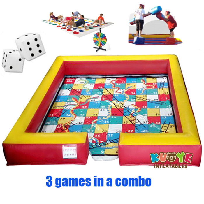 SP108 Jousting Twister Snakes and Ladders In a Combo Sports/Interactive Games for sale