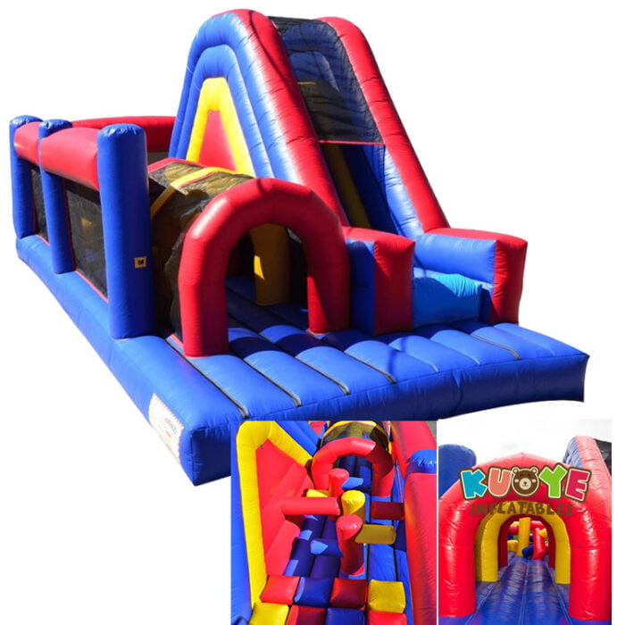OB74 Rainbow Extreme Inflatable Obstacle Course Obstacle Courses for sale