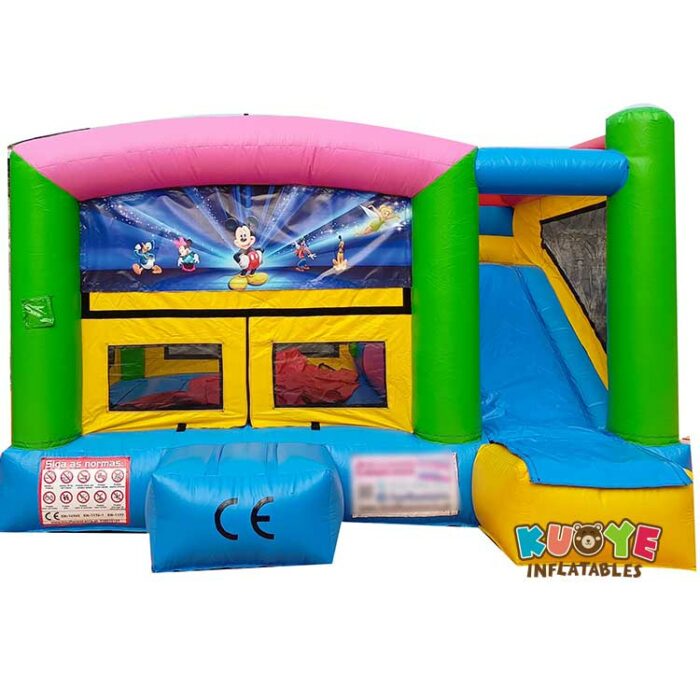 CB319 Mickey Banner Inflatable Moonwalk Combo Units for sale 3