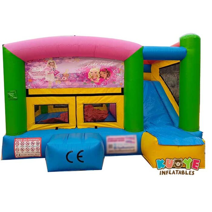 CB315 Barbie Bounce and Slide Combo Bouncy Castle Combo Units for sale 3