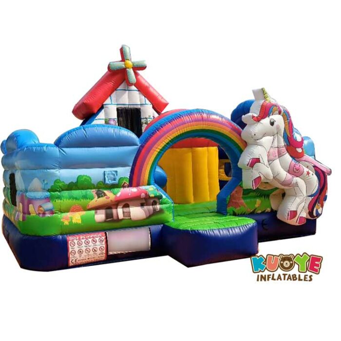 AP022 Unicorn Playground Windmill Bouncy Castle Playlands for sale 3