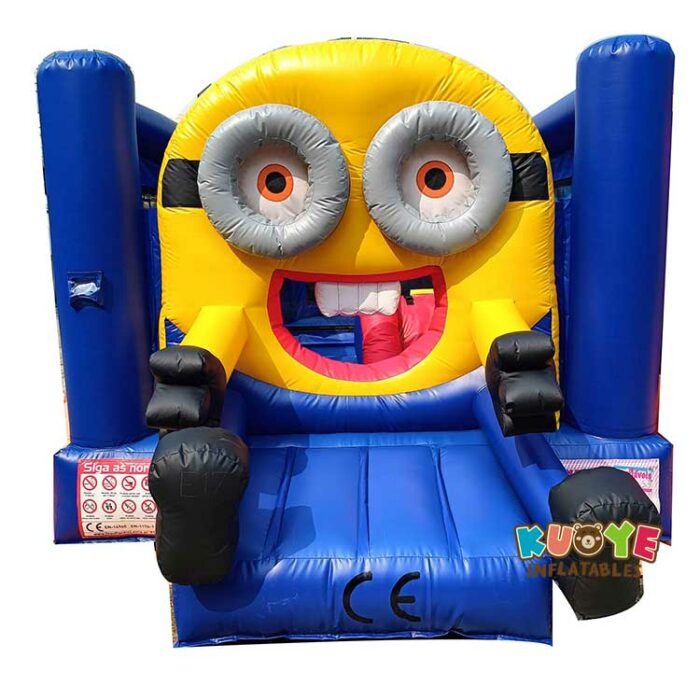 BH219 Small Minion Bouncy Castelo with Slide Bounce Houses / Bouncy Castles for sale 3