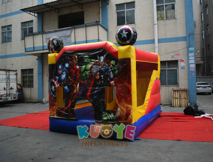 KYCB32 the Avengers Bounce House with Inside Slide Combo Units for sale 2