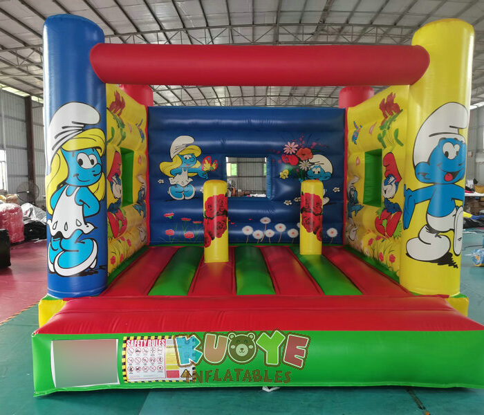 KYC61 Inflatable Castle Smurfs Bounce Houses / Bouncy Castles for sale 2
