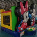 KYCB02 Mickey & Minnie Inflatable Castle Slide Combo 2
