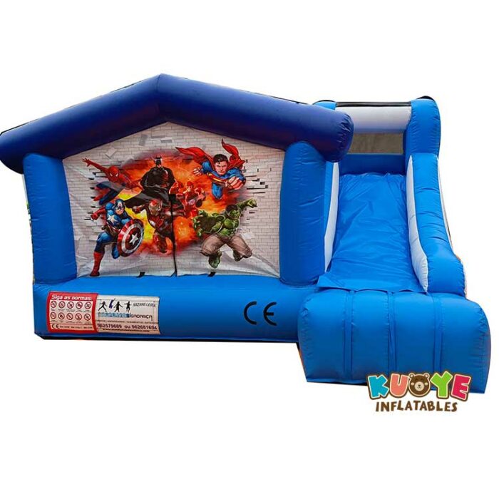 CB326 Indoor / Superhero Bounce House Inflatable Combo Combo Units for sale 3