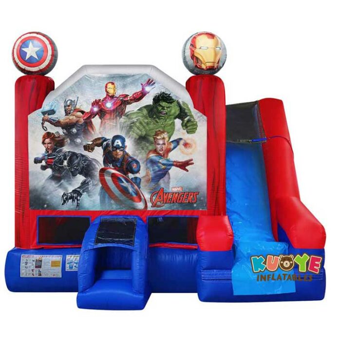 CB342 Dry/Wet Marvel Avengers 6 in 1 Inflatable Combo Combo Units for sale