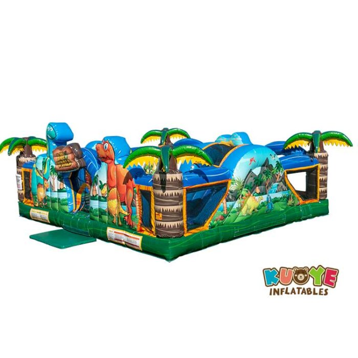 AP024 Dino Kingdom Playground Inflatable Trampoline Playlands for sale 3