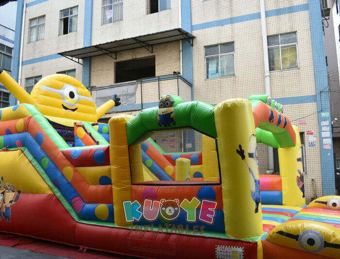 SL089 Inflatable Minions Dry Slide Inflatable Slides for sale 2