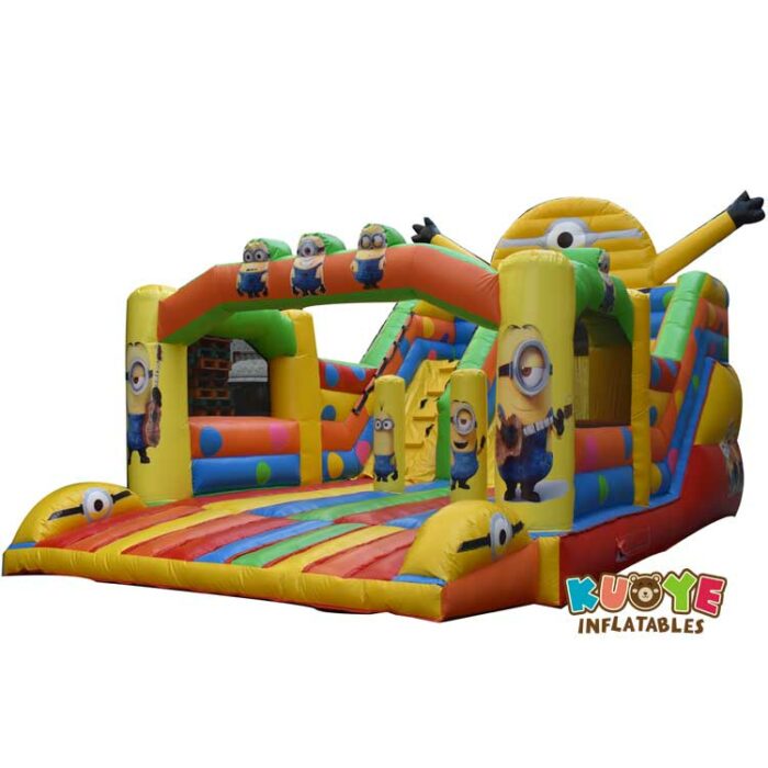 SL089 Inflatable Minions Dry Slide Inflatable Slides for sale