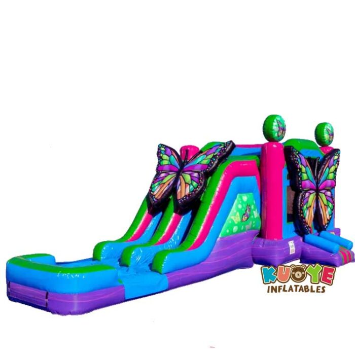 CB350 XL 3D Butterfly Bounce House Slide Combo Combo Units for sale 3