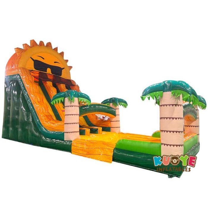 WS320 22FT Inflatable Paradise Sunshine Water Slide Water Slides for sale 3
