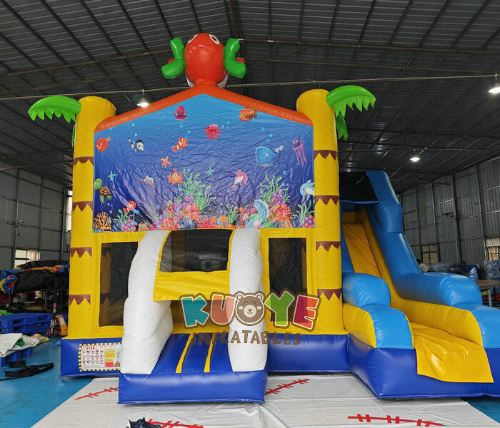 CB358 Dropslide Combo Seaworld Bouncy Castle Combo Units for sale 2