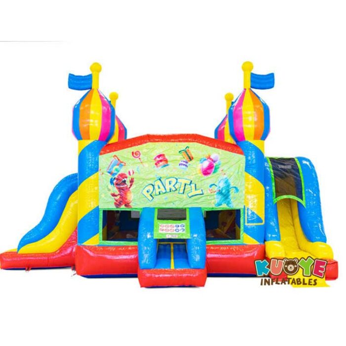 CB357 Colorful Slide Park Combo Party Inflatable Bouncer Combo Units for sale