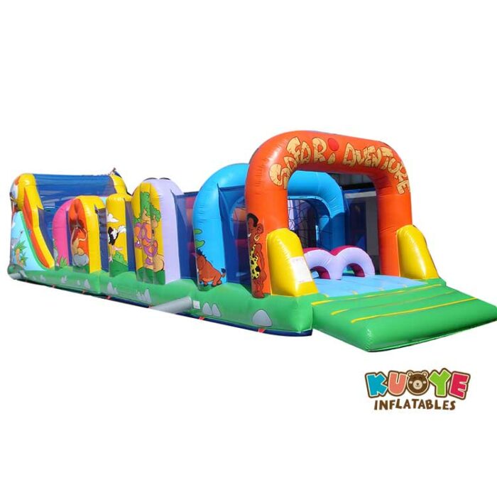 OB83 Animal Zoo Bouncy Obstacle Course Inflatable Obstacle Courses for sale 3