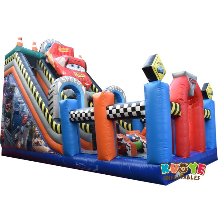 SL098 Large Cars Slide Inflatable Slides for sale