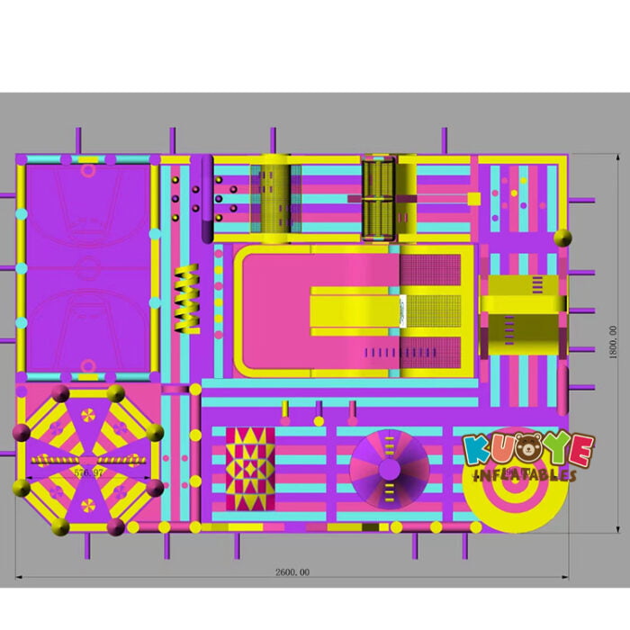 AP031 Pink Amusement Park Playlands for sale 3